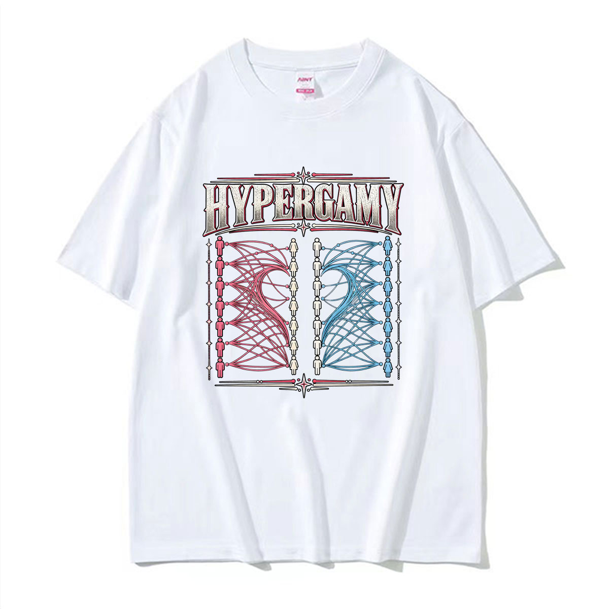 Vintage Fashion Quotes - Kaos Grafis dengan Kutipan tentang Hypergami,