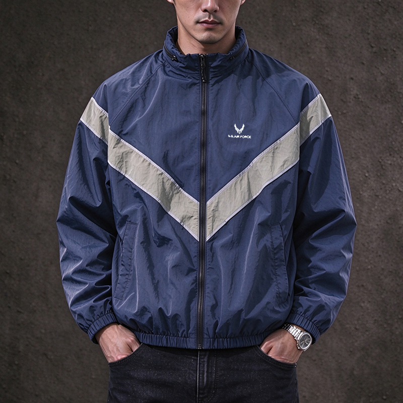 Vintage Windbreaker Nylon - Jaket Windbreaker Militer Vintage IPFU untuk
