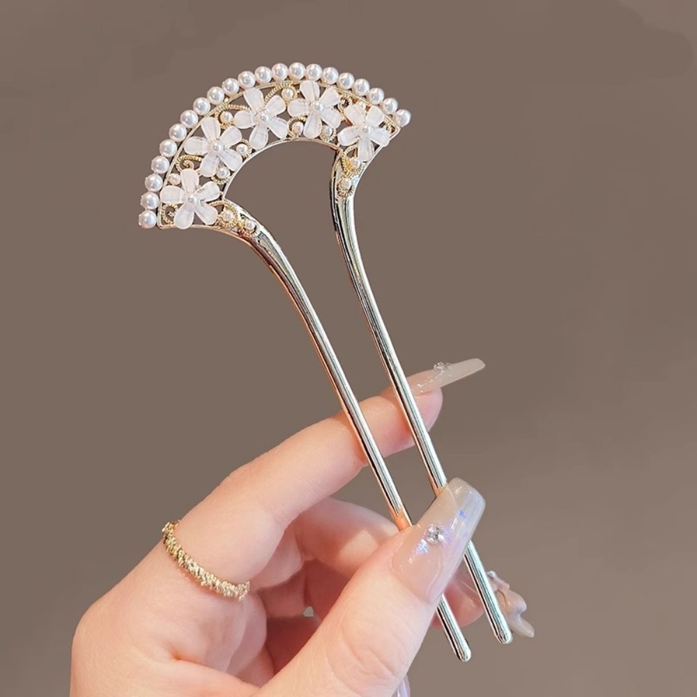 Vintage Fashion Online - 1 Buah Aksesori Rambut U-Pin Mutiara