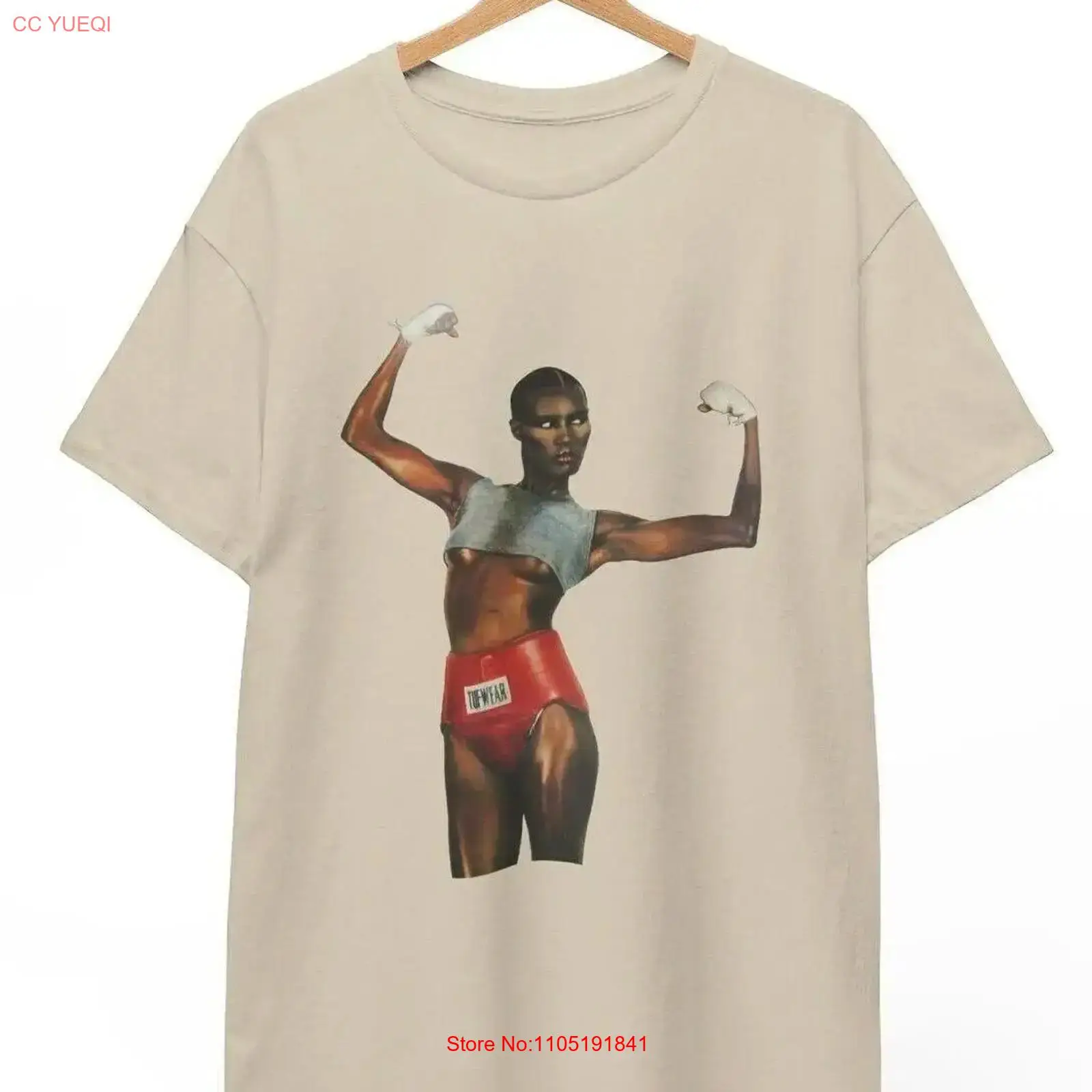 Vintage Fashion Jersey - Kaos Grace Jones Pull Up To