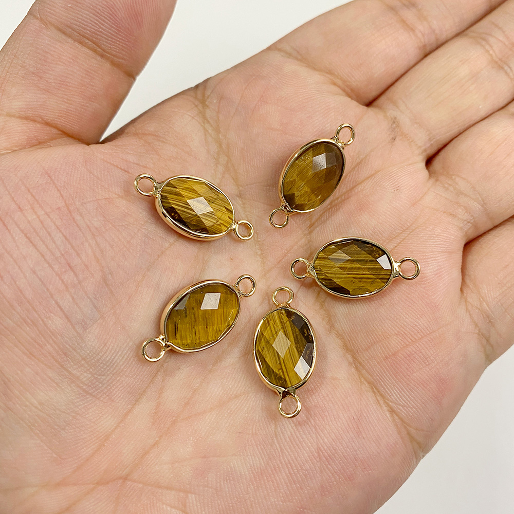 3 buah liontin batu alami segi - Vintage Fashion Stores ulasan dan harga