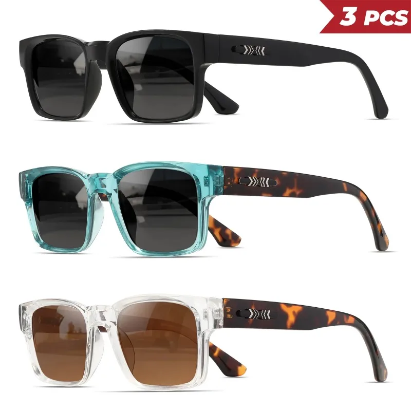 1/3PCS Kacamata Hitam Gradasi  - Vintage Outdoor Fashion ulasan dan harga