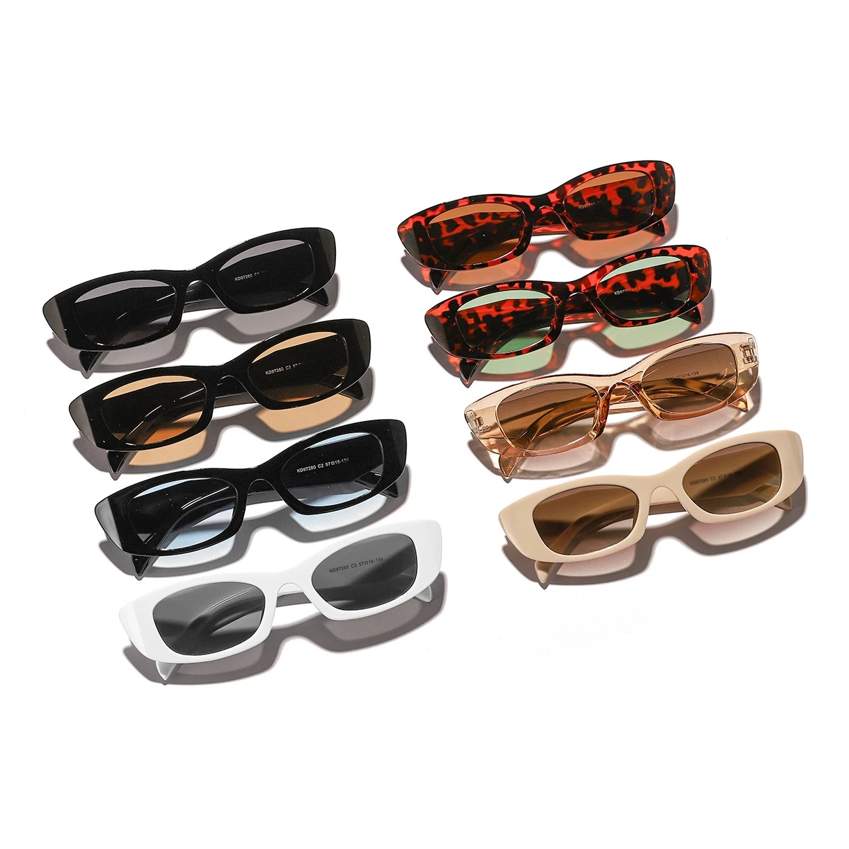 Kacamata Hitam Kotak Kecil Mod - Vintage Fashion Enthusiasts ulasan dan harga