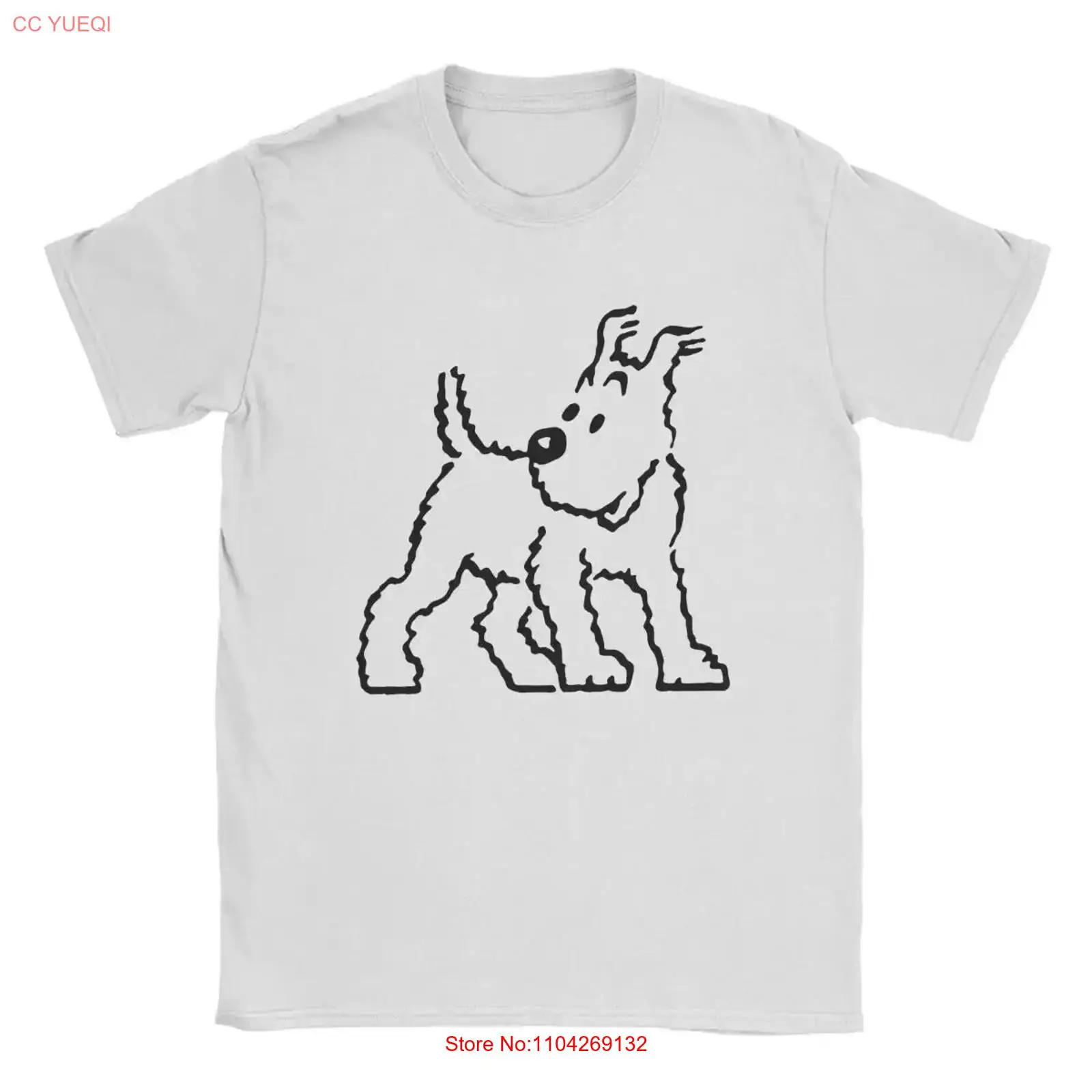 Kaos Snowy Dog Captain Haddock - Vintage Fashion Jersey ulasan dan harga