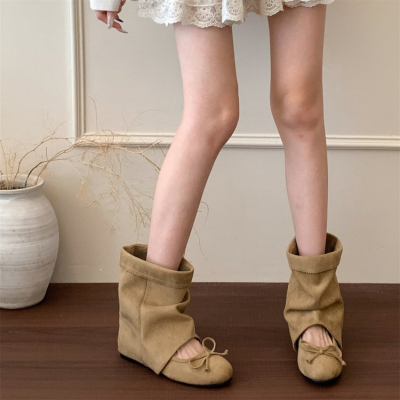 Sepatu Bot Setinggi Betis Mode - Vintage Fashion Dresses ulasan dan harga