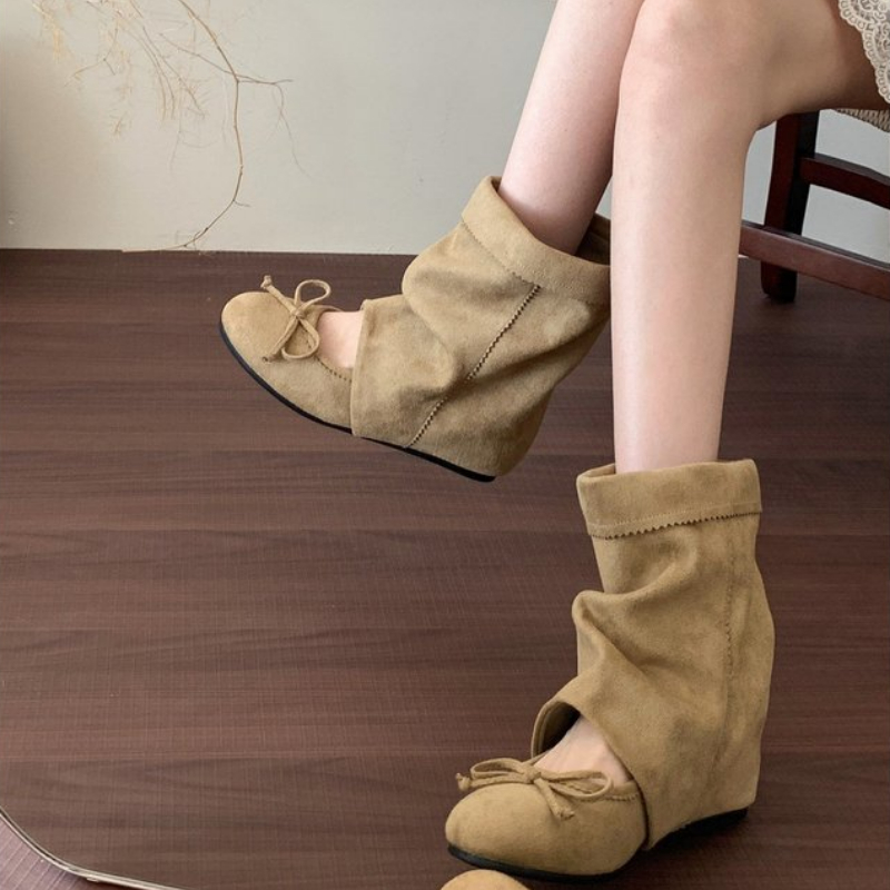 Sepatu Bot Setinggi Betis Mode - Vintage Fashion Dresses ulasan dan harga